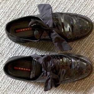 PRADA patent leather shoes